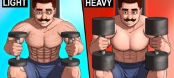 وزنه های سبک برای عضله سازی بهتر هستند یا وزنه های سنگین؟