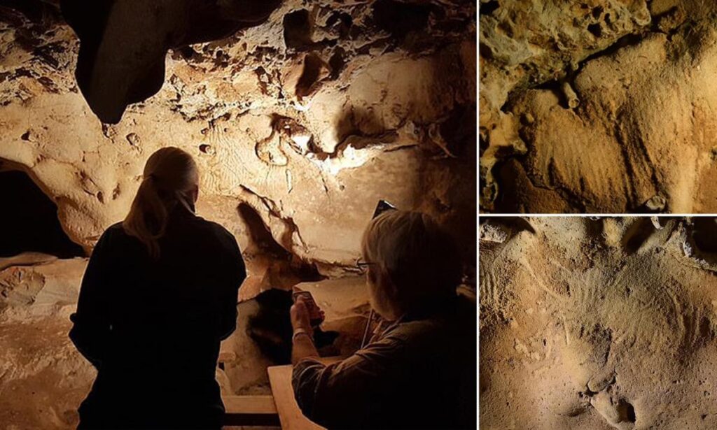 کشف قدیمی‌ترین حکاکی‌های شناخته شده از انسان های نئاندرتال در فرانسه + ویدیو