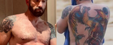 نگاهی دقیق تر به همه تتوهای بن افلک؛ از ققنوس بحث برانگیز تا حروف مبهم