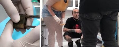 شکستن قفل آلت تناسلی مرد اسپانیایی که کلید آن پیش شریک زندگی سابقش مانده بود