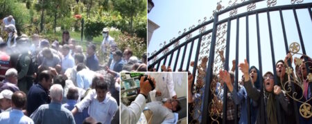 درگیری شدید پلیس آلبانی با مجاهدین خلق و کشته شدن یک نفر + ویدئو