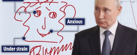 نقاشی ولادیمیر پوتین افسردگی و اضطراب او را آشکار کرد + ویدیو