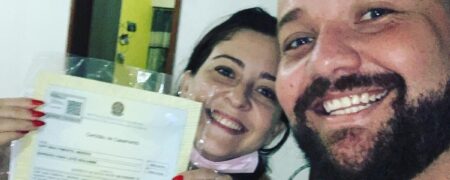 جشن طلاق زن و شوهر برزیلی بعد از چند سال معطلی برای گرفتن گواهی طلاق