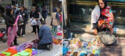 دوربین مخفی پیاده رو فروشی ماموران شهرداری به دستفروشان