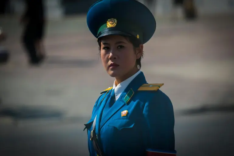 زنان پلیس ترافیک در کره شمالی