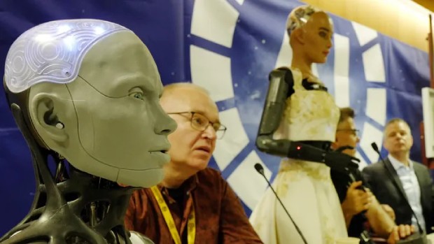 اولین کنفرانس ربات های انسان نمای هوش مصنوعی در سازمان ملل برگزار شد