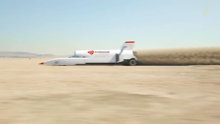 تست سرعت Bloodhound LSR؛ سریع ترین خودروی جهان