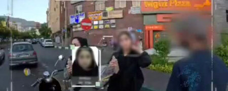 ویدیو جنجالی از تذکر حجاب در خیابان اندرزگو + ویدیو