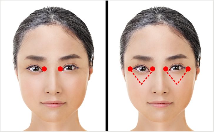 یک ماساژ ساده اما مؤثر ژاپنی برای جوان سازی دور چشم ها