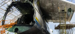 تصاویر جدید از بزرگترین هواپیمای جهان ۱۸ ماه پس از آسیب دیدن در حملات روسیه
