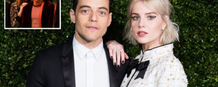 جدایی رامی ملک و لوسی بوینتون ۵ سال بعد از آشنایی و بازی در فیلم «بوهمین راپسودی»