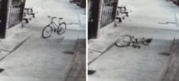 روح دوچرخه سوار؛ تصاویر ثبت شده از حرکت دوچرخه‌ای بدون سوار  + ویدیو