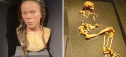 بازسازی چهره یک زن اسکاتلندی عصر برنز که در یک قبر ۴,۲۰۰ ساله کشف شد + ویدیو