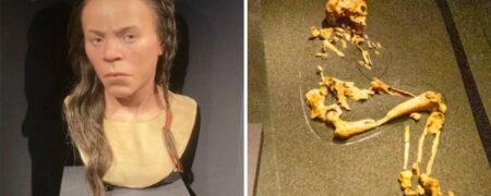 بازسازی چهره یک زن اسکاتلندی عصر برنز که در یک قبر ۴,۲۰۰ ساله کشف شد + ویدیو