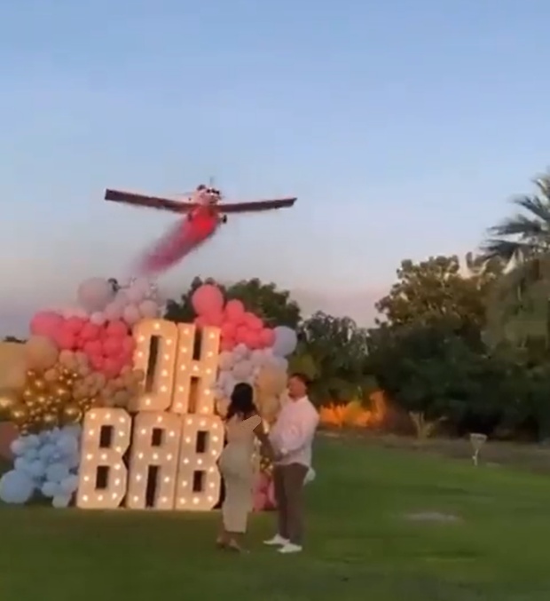 سقوط هواپیما در پروازی نمایشی در یک جشن تعیین جنسیت منجر به مرگ خلبان شد
