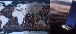 نمایی جذاب از گردش ماهواره های استارلینک به دور زمین و هراس از تعداد زیاد آن ها + ویدئو