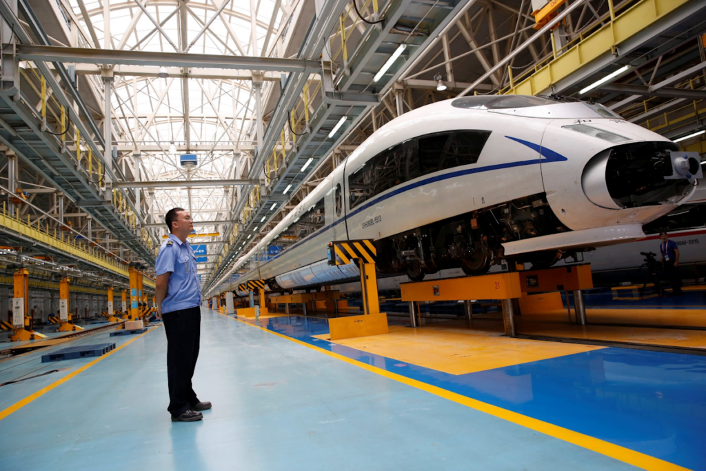 رکورد سرعت قطار چینی
