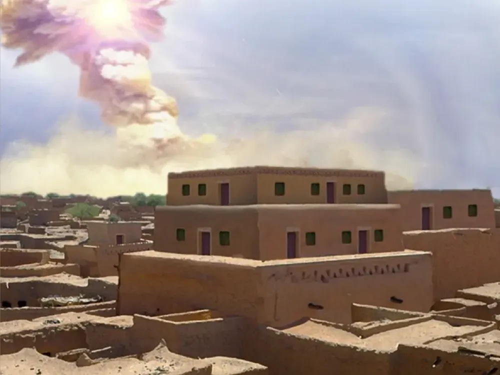 تصاویری از شواهد نابودی شهر باستانی قوم لوط