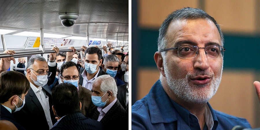ادعای عجیب شهردار تهران: قطارهای مترو دوربین ندارند! + ویدئو