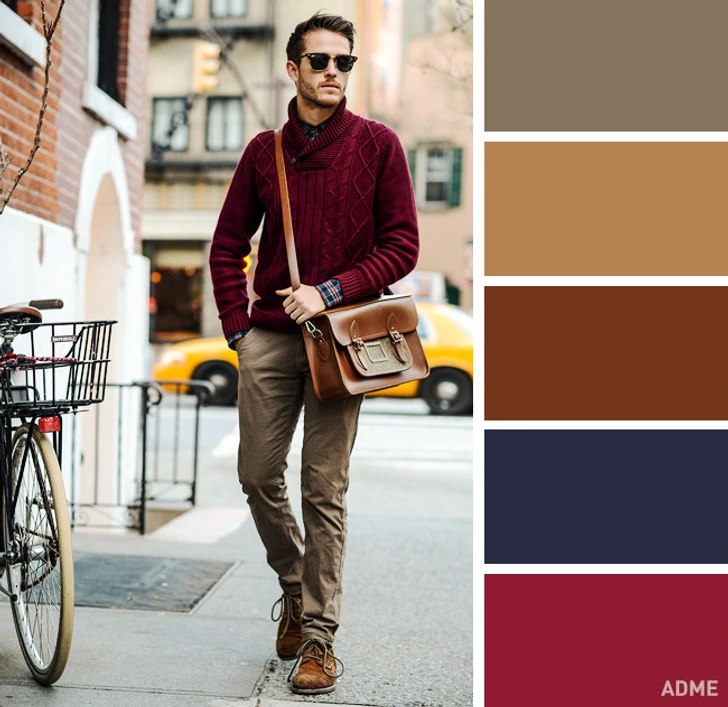 ۱۸ ترکیب رنگی ایده‌آل برای مردان در لباس پوشیدن