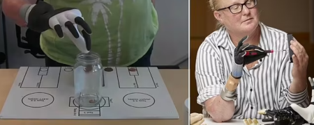 دست مصنوعی بیونیکی که به فرد اجازه می دهد پیچ گوشتی دست بگیرد + ویدیو