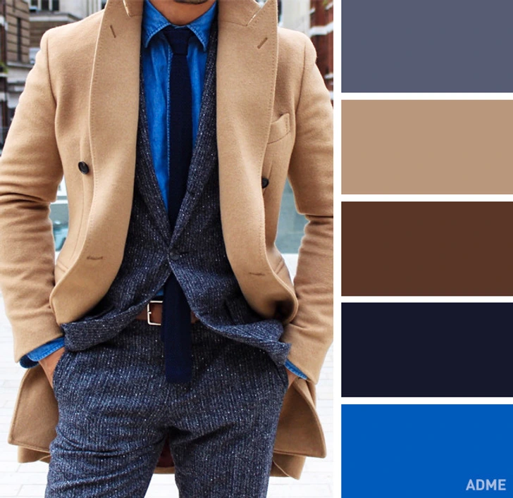 ترکیب رنگی ایده‌آل برای مردان