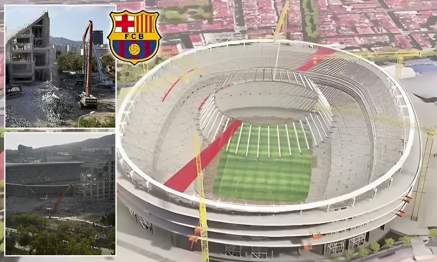 رونمایی از طرح بلندپروازنه باشگاه بارسلونا برای بازسازی ورزشگاه نیوکمپ + ویدئو