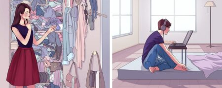 ۸ حقیقت روانشناسی که خانه شلوغ و نامرتب تان درباره شما برملا می کند