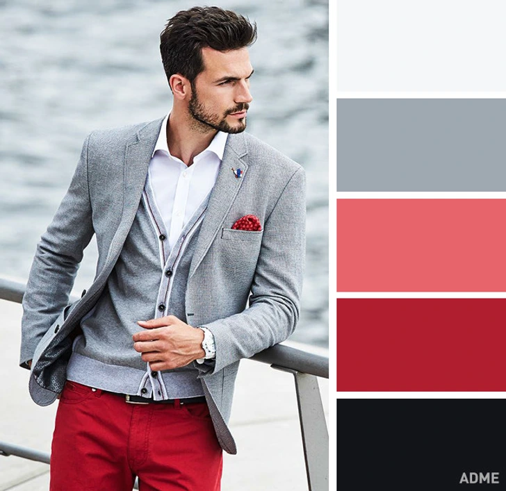 ۱۸ ترکیب رنگی ایده‌آل برای مردان در لباس پوشیدن