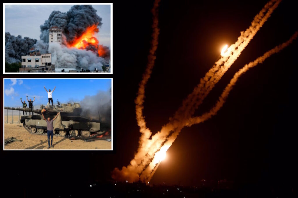 درگیری حماس و اسراییل در قالب تصویر + ویدیو شبیه سازی عملیات «طوفان الاقصی»