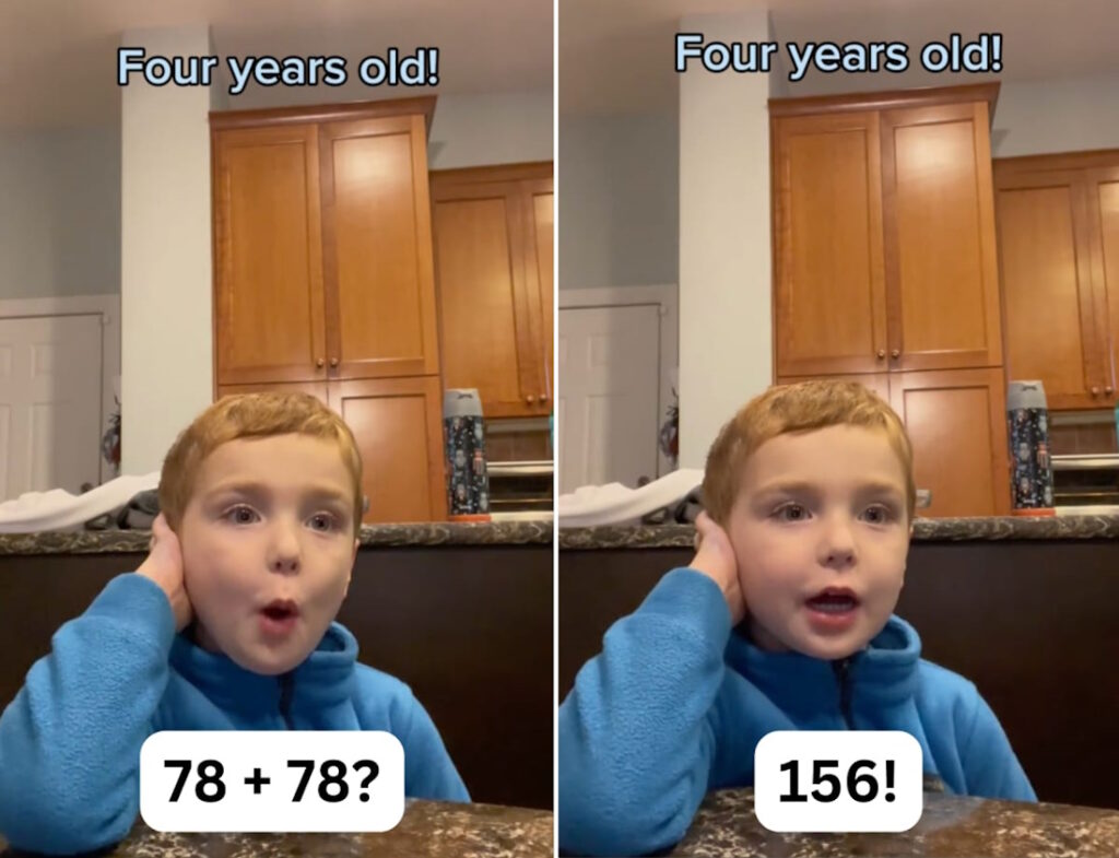 کودک نابغه ۶ ساله که به خاطر حل مسائل دشوار ریاضی معروف شده است