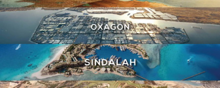 تصاویری از پیشرفت سریع پروژه نئوم، ابرشهر عربستان سعودی + ویدیو