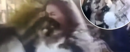 نامزد سابق که سطلی از «روغن و مدفوع» را روی سر عروس و داماد خالی کرد! + ویدیو