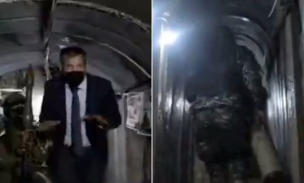 گزارش جدید خبرنگار روسیه از تونل‌‌های حماس در غزه در عمق ۶۰ متری زمین + ویدیو