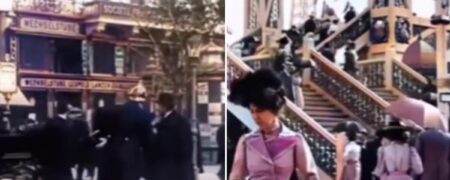 تصاویر رنگی شده‌ای که کشورهای مختلف دنیا را در ۱۰۰ سال پیش نشان می‌دهند + ویدیو