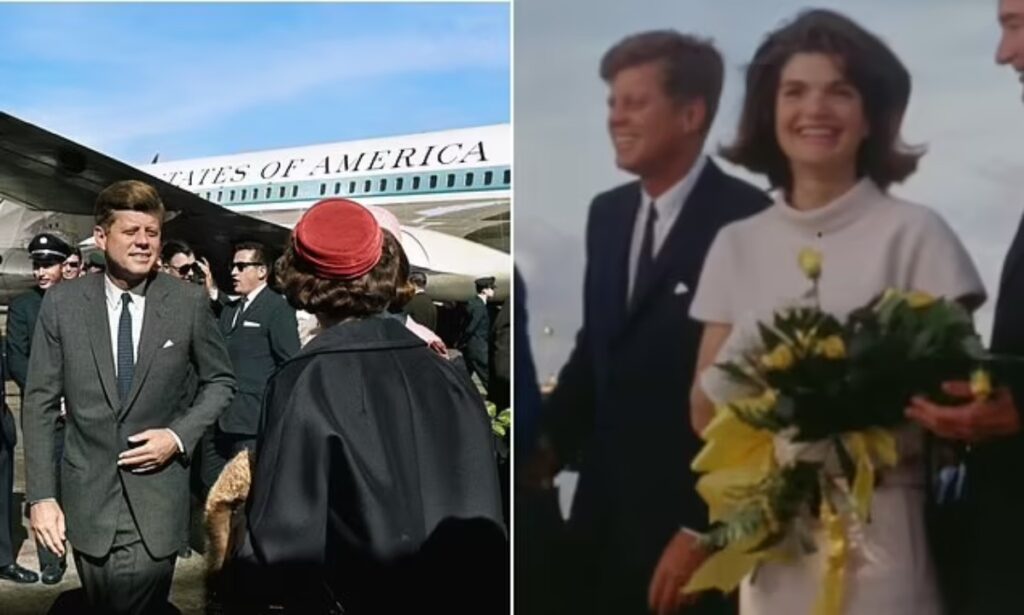 انتشار تصاویری نادر و کاملاً رنگی از جان اف کندی لحظاتی قبل از ترور + ویدیو