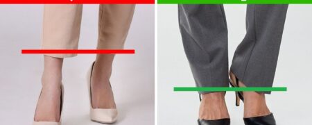 ۱۰ ترفند فوق العاده در لباس پوشیدن برای بلندتر نشان دادن پاهای کوتاه