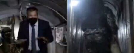 گزارش جدید خبرنگار روسیه از تونل‌‌های حماس در غزه در عمق ۶۰ متری زمین + ویدیو