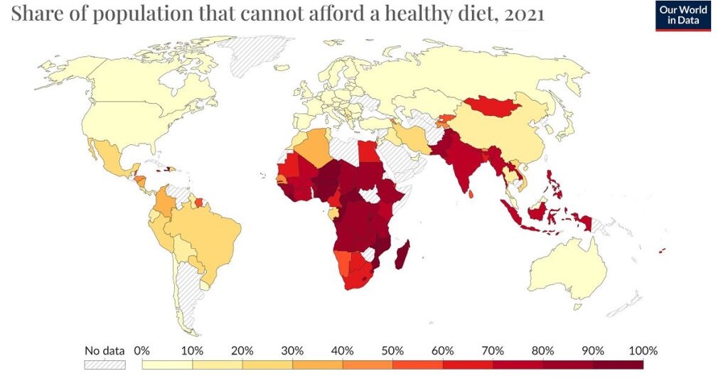 نگاهی به وضعیت امنیت غذایی در کشورهای مختلف جهان + اینفوگرافیک