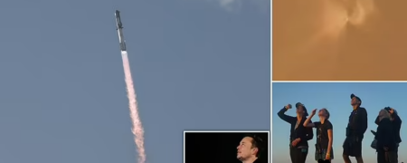 لحظه باورنکردنی انفجار موشک استارشیپ ایلان ماسک + ویدیو