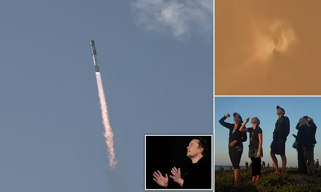 لحظه باورنکردنی انفجار موشک استارشیپ ایلان ماسک + ویدیو