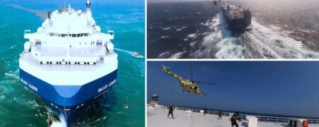 لحظه توقیف کشتی «گلکسی لیدر» توسط حوثی های یمن + ویدئو