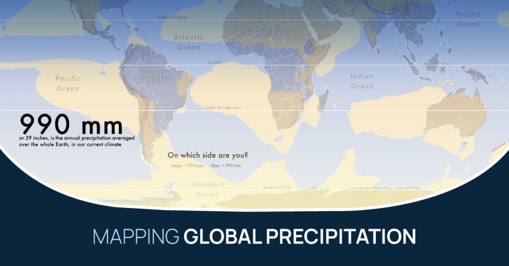 نگاهی به پربارش ترین و کم بارش ترین نقاط جهان + نقشه