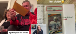 غافلگیر شدن پدر توسط دخترش با کارت بیسبالی که ۳۰ سال پیش به خاطر فقر فروخته بود + ویدیو