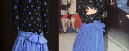 فروش ۱.۱ میلیون دلاری لباس شب مخملی پرنسس دایانا و ثبت رکوردی جدید در دنیای مد