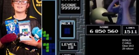 گیمر اعجوبه ۱۳ ساله بازی تتریس را در ۳۸ دقیقه چنان شکست داد که بازی خراب شد