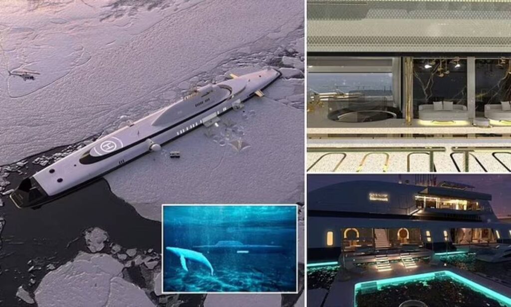 اولین زیردریایی لاکچری جهان که فقط میلیاردها می‌توانند آن را بخرند + تصاویر
