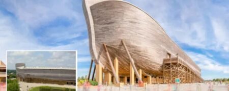 بازسازی ۱۰۰ میلیون دلاری کشتی نوح بر اساس مشخصات کتاب مقدس + ویدیو