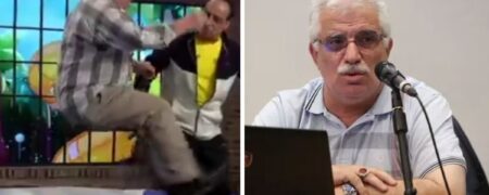 در حادثه‌ای دردناک کمر داور برنامه تلویزیونی «میدون» شکست! + ویدیو