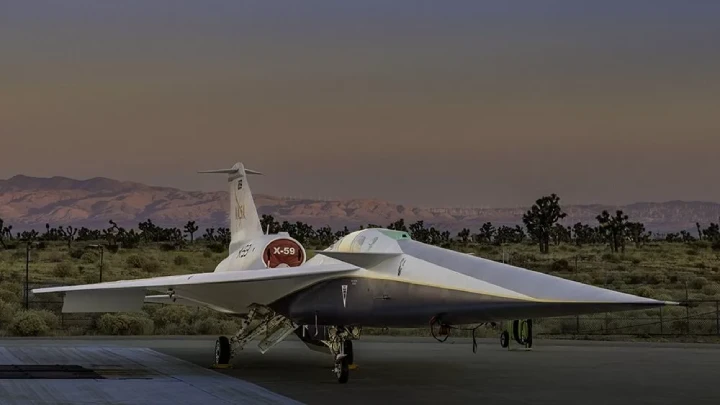 ناسا و لاکهید مارتین از جت مافوق صوت X-59  رونمایی کردند